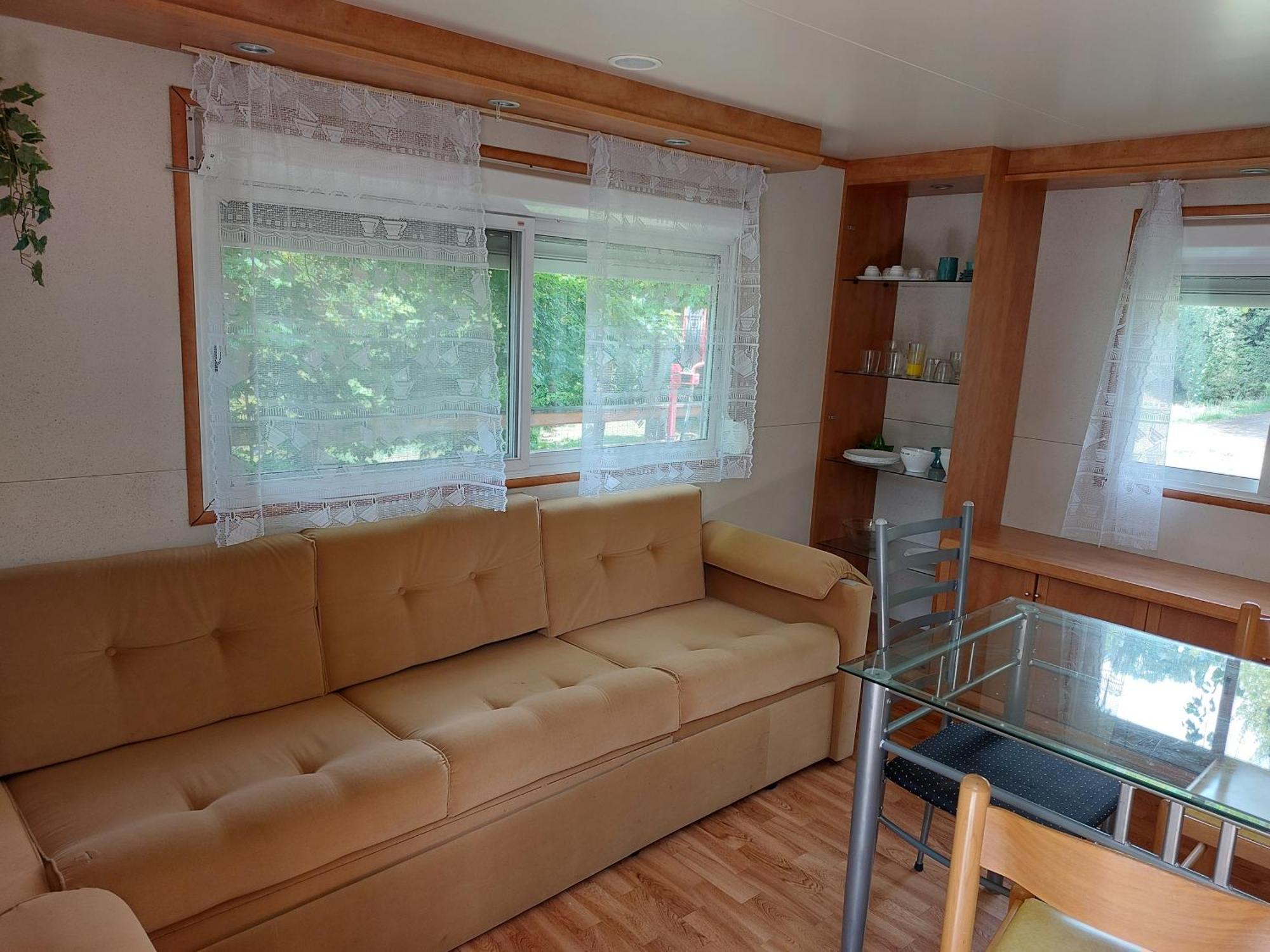 Camping L'Enclave Mobil-Home Estavar Esterno foto