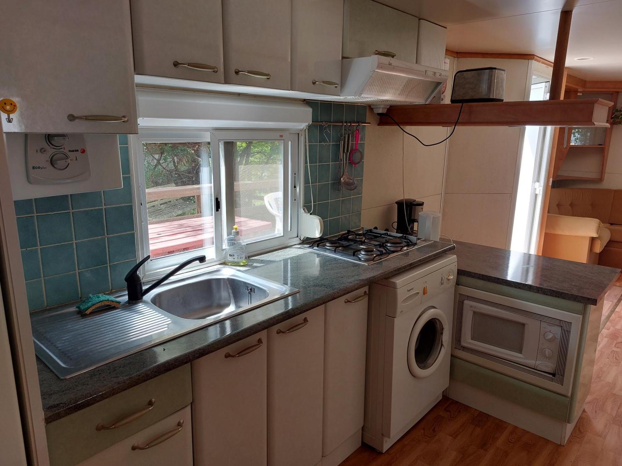 Camping L'Enclave Mobil-Home Estavar Esterno foto
