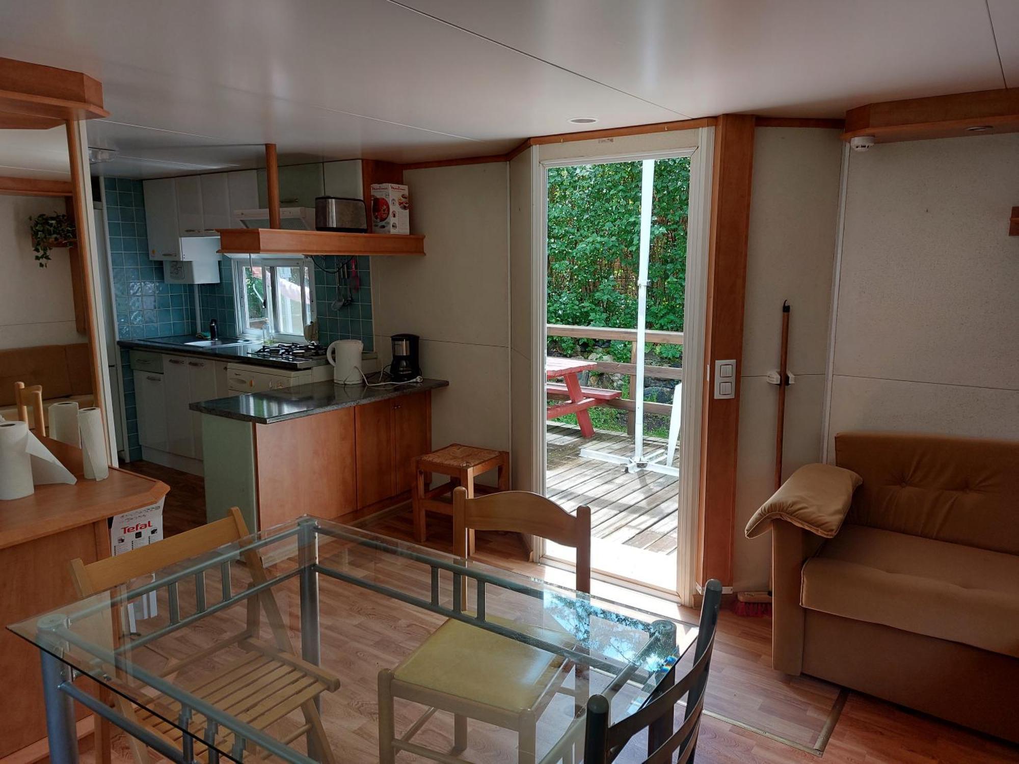 Camping L'Enclave Mobil-Home Estavar Esterno foto