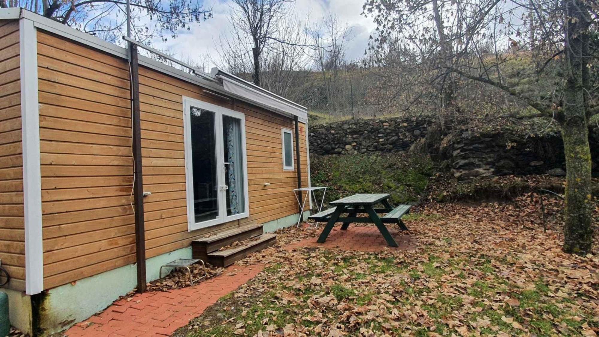 Camping L'Enclave Mobil-Home Estavar Esterno foto