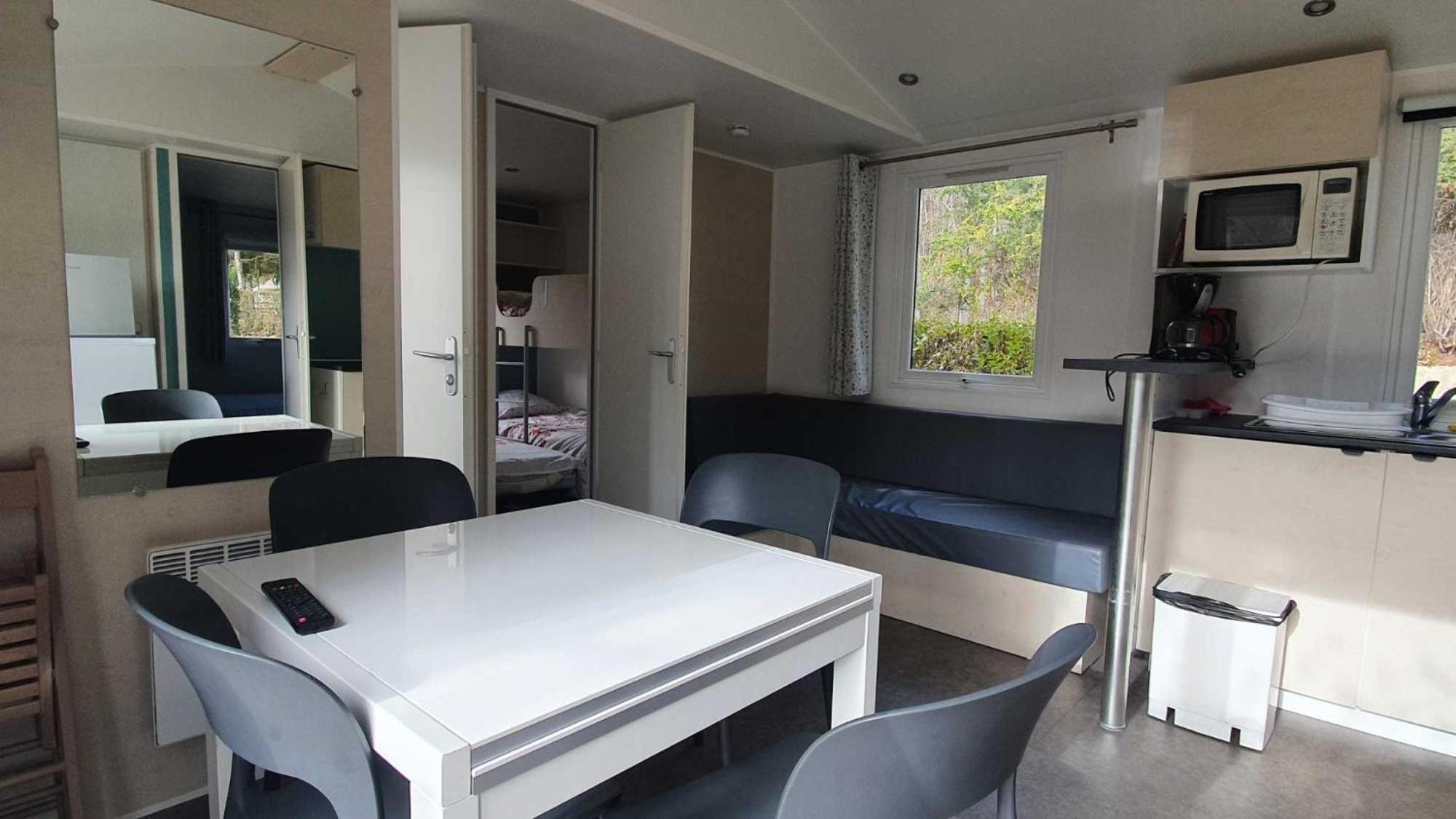 Camping L'Enclave Mobil-Home Estavar Esterno foto