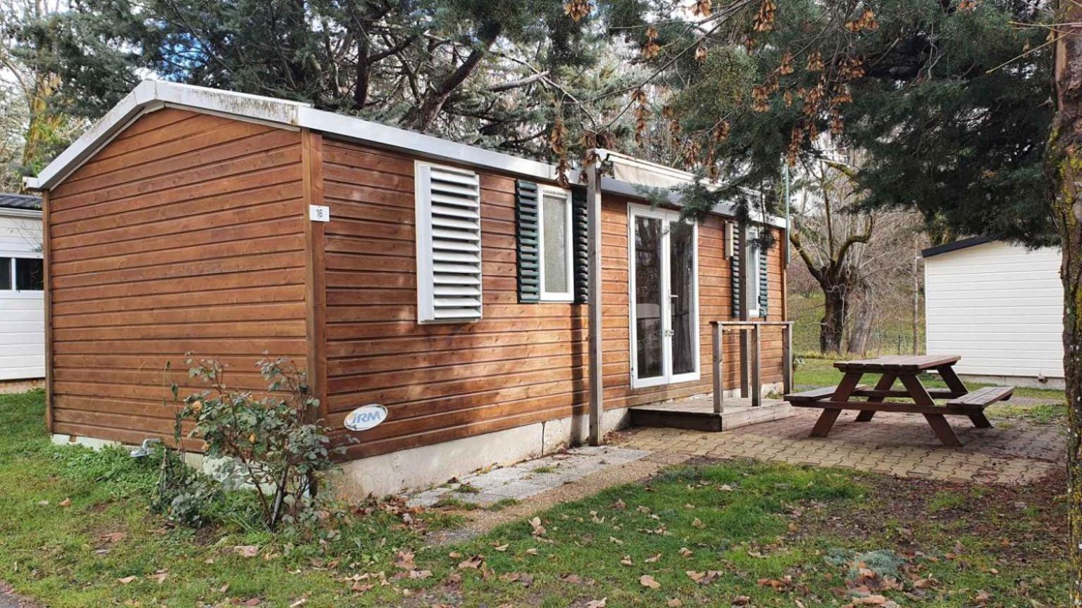 Camping L'Enclave Mobil-Home Estavar Esterno foto