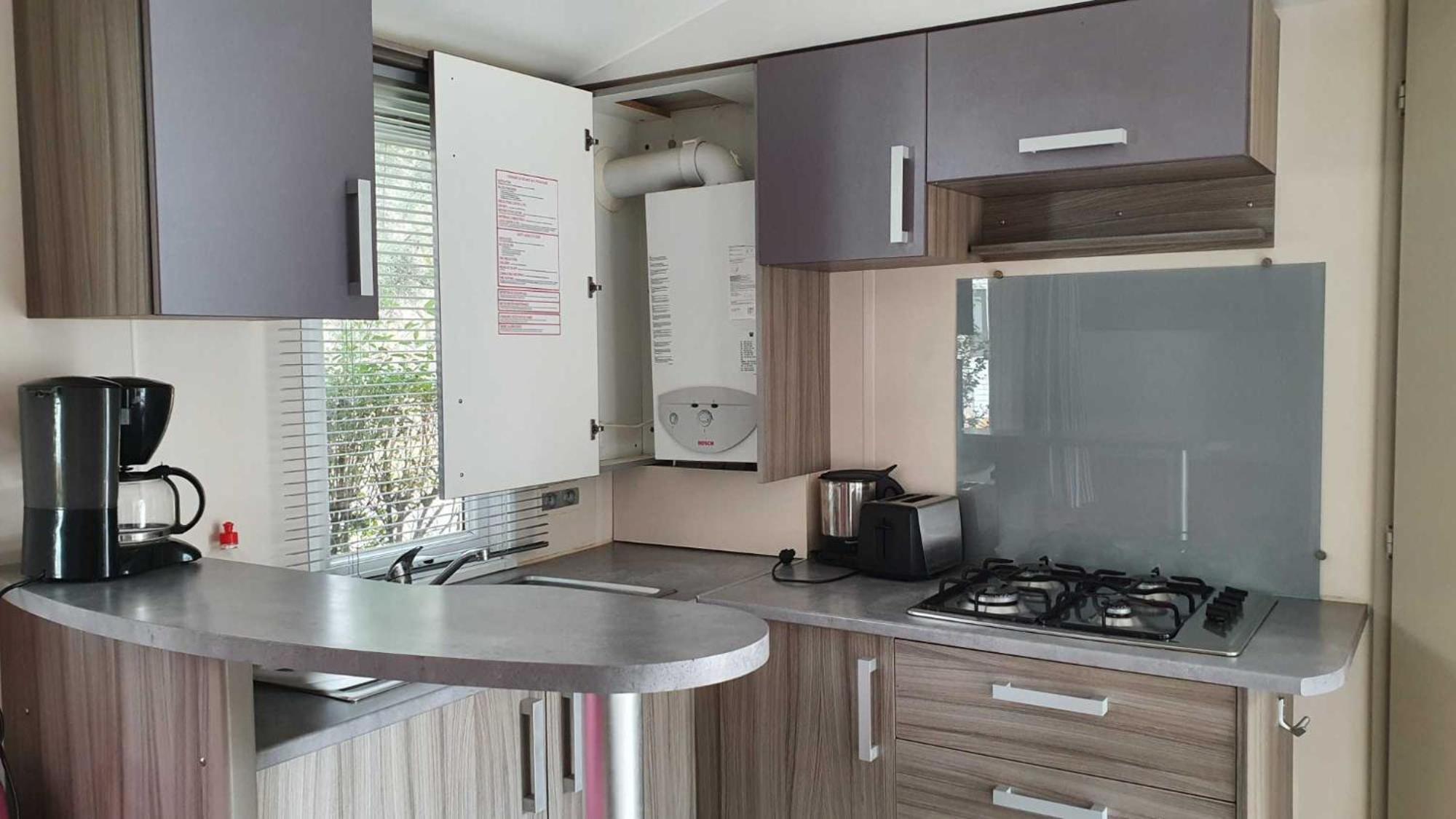 Camping L'Enclave Mobil-Home Estavar Esterno foto
