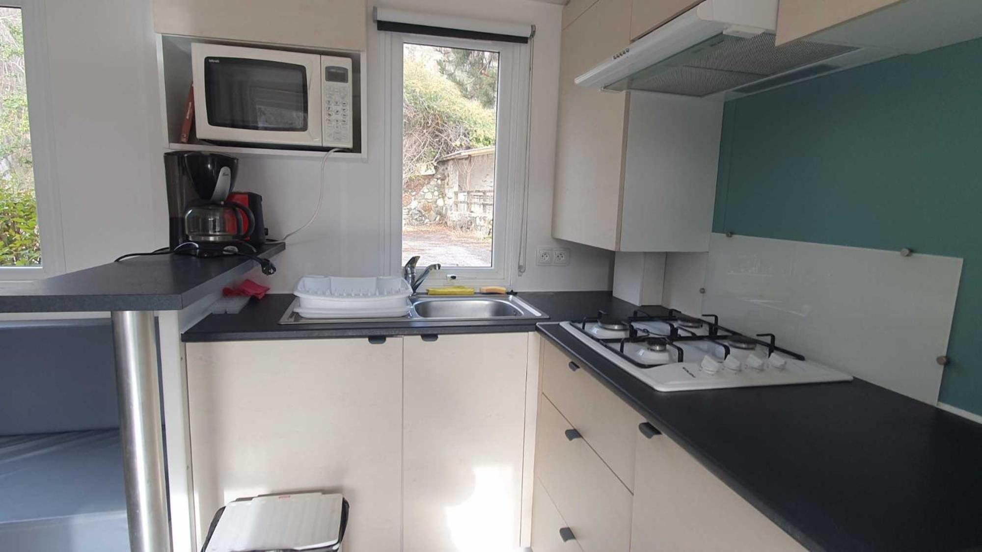 Camping L'Enclave Mobil-Home Estavar Esterno foto